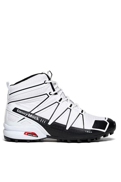 Tonny Black Unisex Λευκό Μαύρο Άνετο Μπότες Trekking