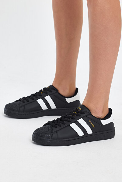 Tonny Black Unisex Siyah Rahat Kalıp Sneaker Ayakkabı