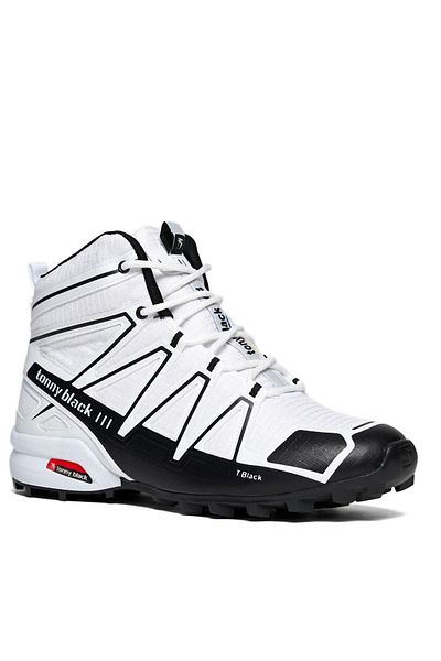 Tonny Black Unisex Λευκό Μαύρο Άνετο Μπότες Trekking