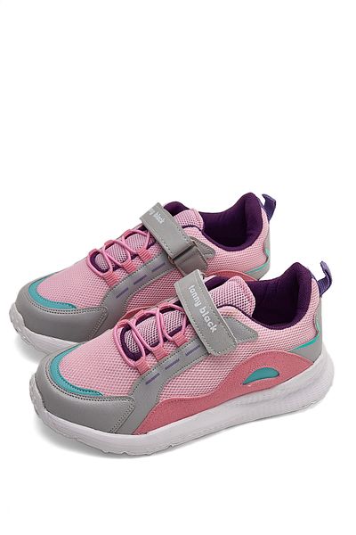 Tonny Black Dětská Unisex Ice Pink Faylon podešev Pohodlná dětská obuv na suchý zip