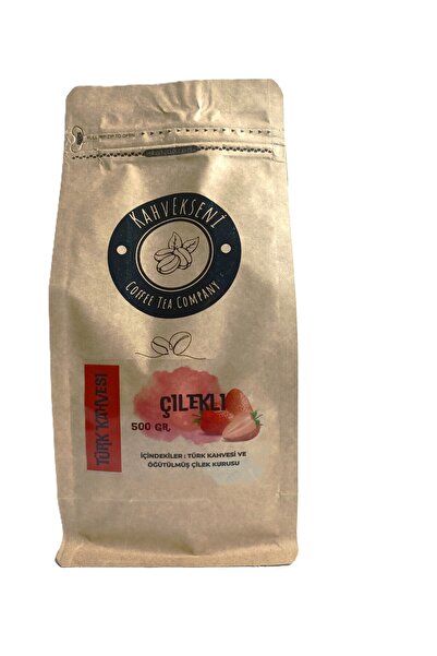ÇİLEKLİ TÜRK KAHVESİ (500 gr.)