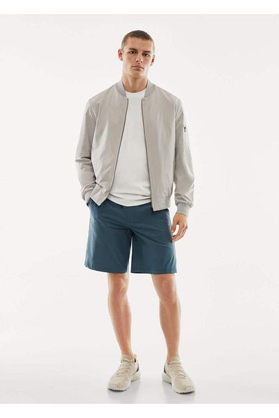 MANGO Man Bomberjacke aus wasserabweisendem Funktionsgewebe