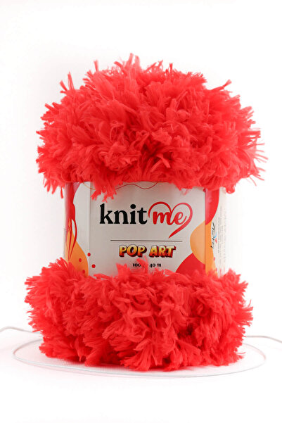 knitme POP ART 100 gr 3 Pack Fur Look Hand Knitted Yarn Taka Yarn (964)