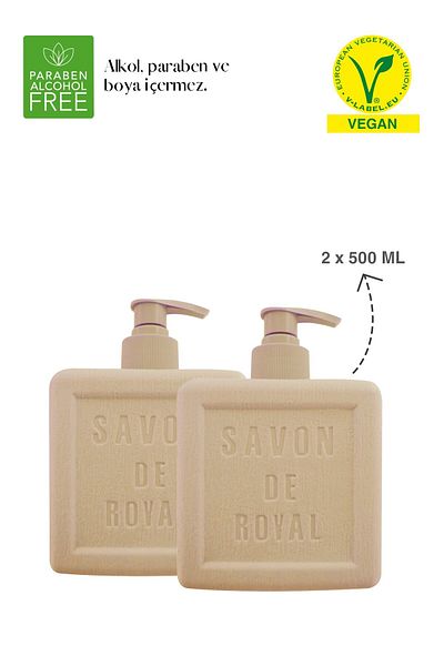 Savon De Royal Provence Moisturizing Luxury Vegan Liquid Soap Cream 2 X 500 Ml