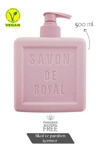 Savon De Royal صابون سائل نباتي فاخر مرطب من بروفانس باللون الأرجواني 500 مل