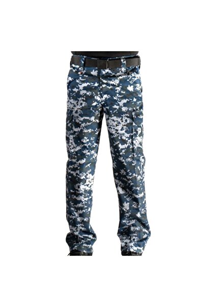 ervo tactical Pantaloni de camuflaj digital albastru bleumarin