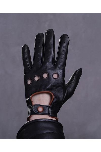 CE-YIL DERİ ÜRÜNLERİ Men's Genuine Leather Driver Gloves