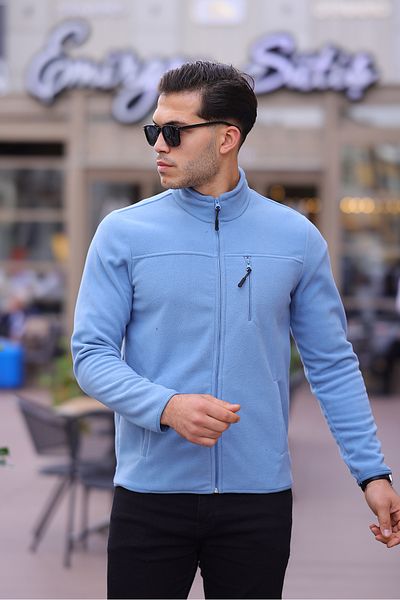northerner Men's Zippered Fleece Winter Fleece Anti-Pilling