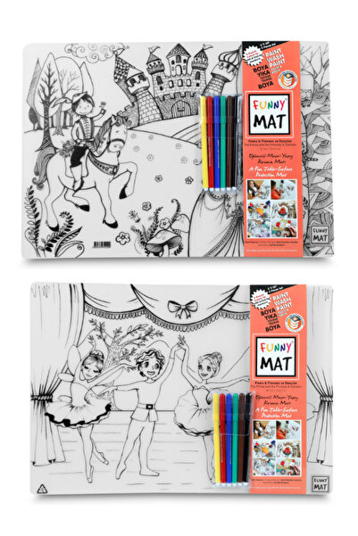 Akademi Çocuk - Funny Mat Funny Mat - Prens ile Prenses & Dansçılar 6'lı Kale...