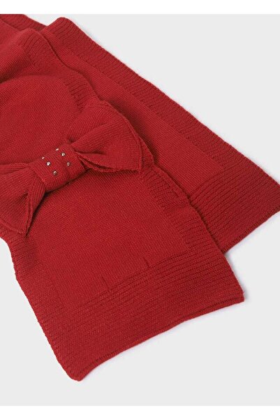 MAYORAL Girl's Fur Pompom and Stoned Scarf Beanie Set 10342