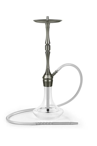 DR KARAM HOOKAH Babil Model 36 gri Nargile Takımı