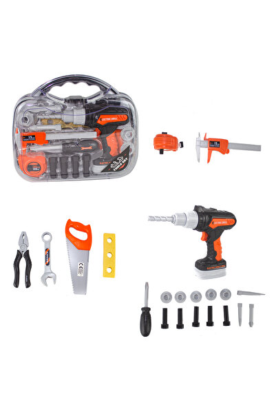 Erzi Tamir Çantası Oyuncak Çantalı 22 Parça Pilli Matkap