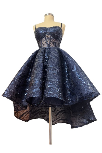 AurorabyKaderCelik Önü Kısa Arkası Uzun Abiye