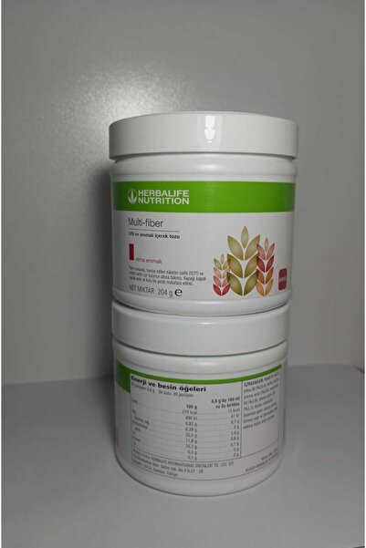 Herbalife Multi-Fiber Lifli ve Aromalı İçecek Tozu Elma 204 g