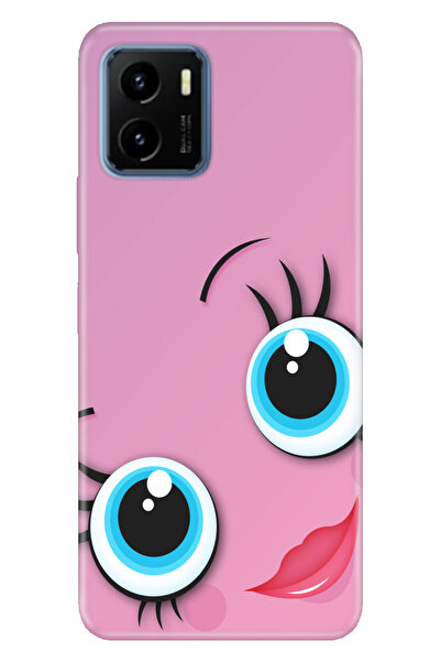 vivo Y15s Uyumlu Kılıf Desenli Baskılı Silikon Sevgidolu