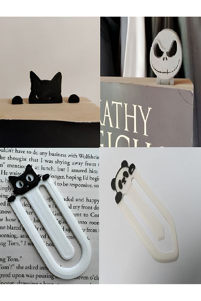 stdeta 4 PCS DECORATIVE BOOK SPLITTER