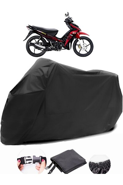 AutoZEL TVS Neo X3i قماش أسود للدراجات النارية مقاوم للماء ومتين