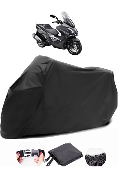 AutoZEL Kymco Xciting 250i قماش مشمع أسود للدراجات النارية مقاوم للماء