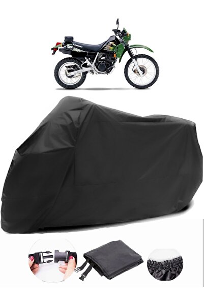 AutoZEL كاواساكي KLR 250 قماش مشمع أسود للدراجات النارية مقاوم للماء