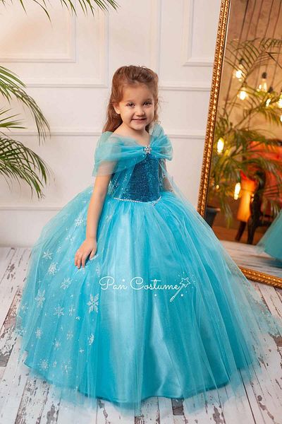 pan kostum Costum Frozen Elsa Tarlatan