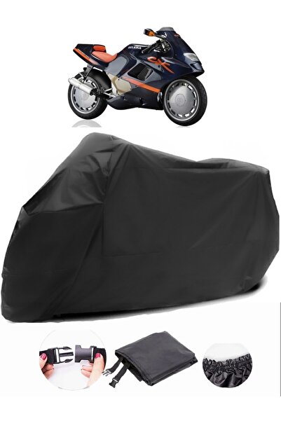 AutoZEL Gilera CX 125 قماش مشمع أسود للدراجات النارية مقاوم للماء