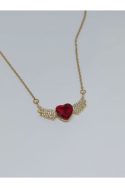 RoseCo00 Women's 316L Stainless Steel Necklace