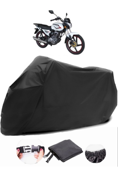 AutoZEL Kuba XCG 100 150 قماش متين ومقاوم للماء باللون الأسود للدراجات النارية