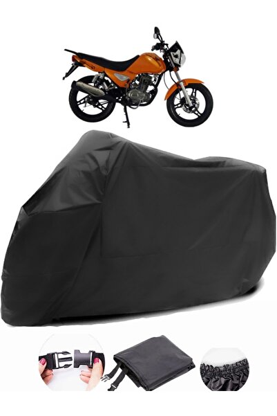 AutoZEL Mondial 150 MC قماش مشمع أسود للدراجات النارية مقاوم للماء