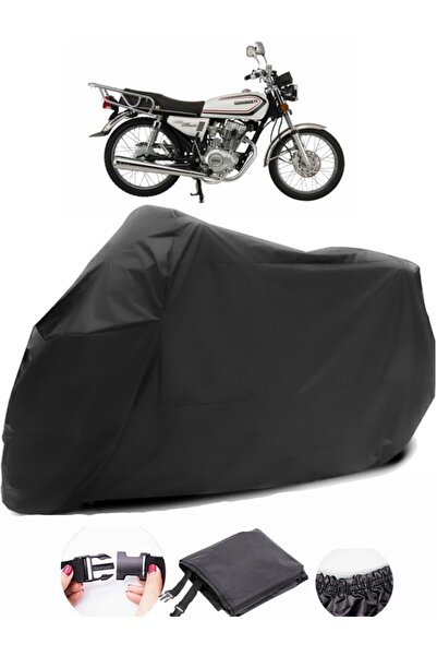 AutoZEL قماش مشمع مقاوم للماء من Mondial 150 Masti باللون الأسود للدراجات الن...