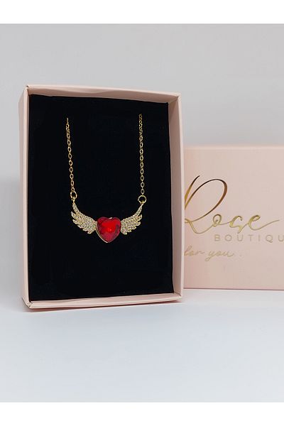 RoseCo00 Women's 316L Stainless Steel Necklace