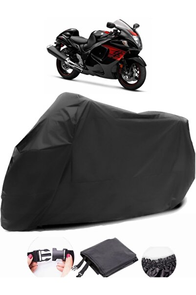 AutoZEL سوزوكي GSX-R 1300 هايابوسا دراجة نارية سوداء القماش المشمع مقاوم للما...