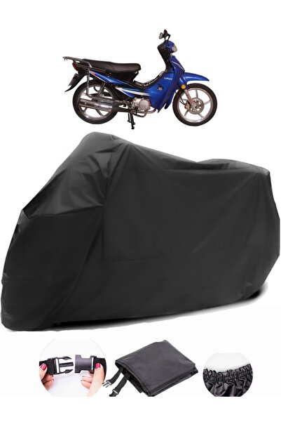 AutoZEL ليفان تاي 100 قماش مشمع أسود للدراجات النارية مقاوم للماء