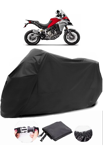AutoZEL لـ Ducati Multistrada 1200 Pikes Peak مشمع دراجة نارية أسود مقاوم للم...