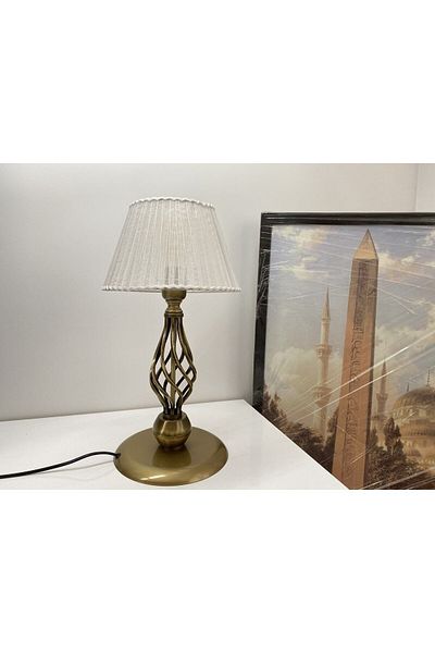 asellus Luxury Exclusie - Stylish Decoration Lampshade, Table Lamp with Knitted Head