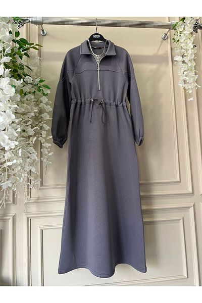 PİNK FLY Waist Elastic Hijab Women's Ferace Cap