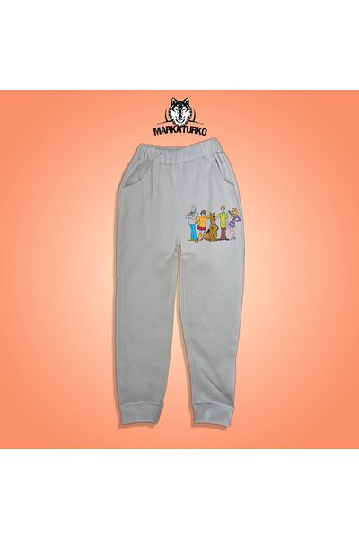 MarkaTurko Scooby printed unisex Προσαρμοσμένο σχέδιο Βαμβακερή παιδική φόρμα 506-B39