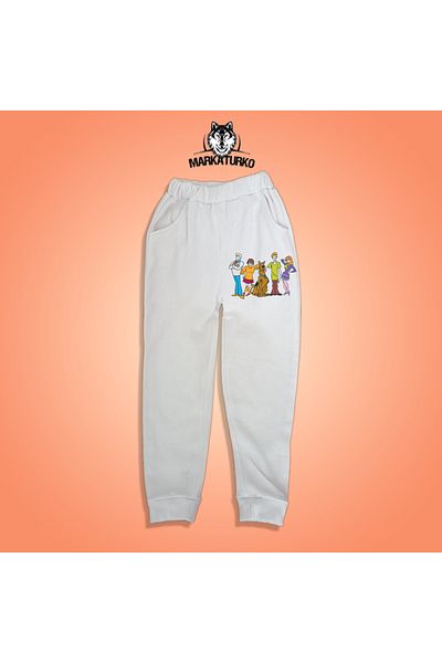 MarkaTurko Scooby printed unisex Προσαρμοσμένο σχέδιο Βαμβακερή παιδική φόρμα 506-B39