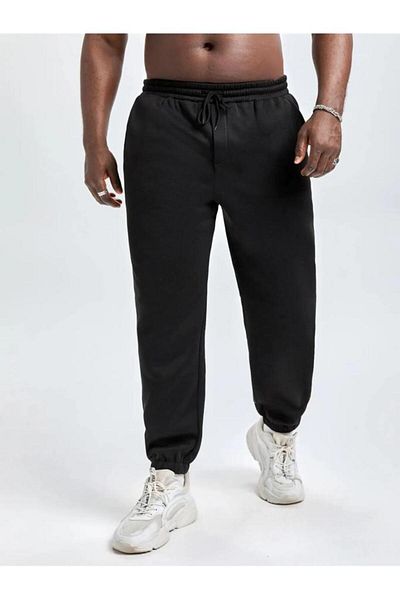 Khione Unisex μαύρο Smile Bear Φούτερ με στάμπα με ελαστικά πόδια