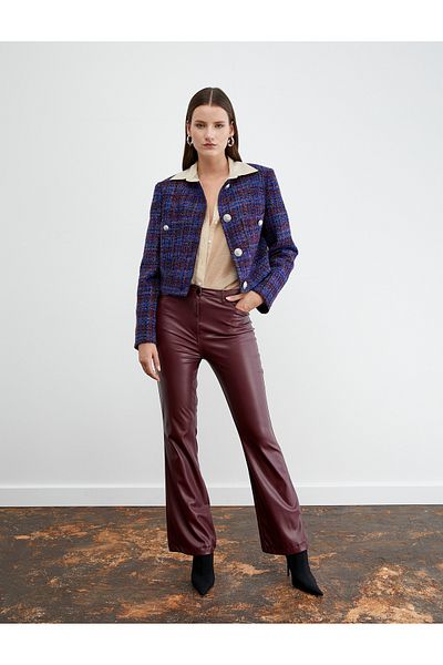 Koton Glitzer-Tweed-Jacke