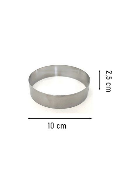 Nar kalıp Narkalıp Hamburger Bread Baking Mold 4 Pieces Diameter 10 cm Depth 2.5 cm