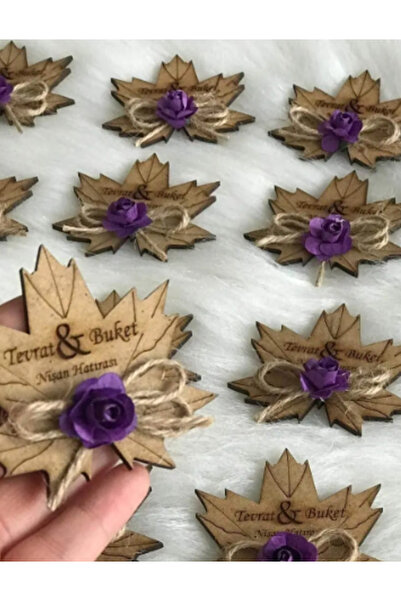 Afyon Hediye Parkı Ahşap Magnet 20 Adet Söz Nişan Nikah Kına Düğün Hediyeliği...