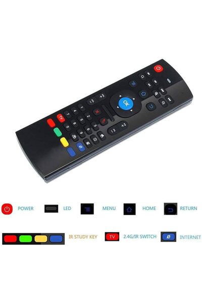 Next Avarson Spybox S9 4K Air Mouse Uydu Kumanda Klavyeli MR-12978 Özellikleri