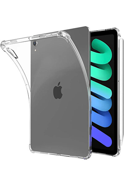 ebulduk Ipad Air 5. Nesil 4. Nesil 10.9 Inç Uyumlu Şeffaf Silikon Kılıf Anti ...