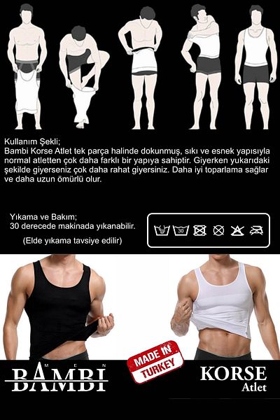 DR CORSET Men's Athlete Corset Waist Slimming Chest Enhancer Firming Belly Concealing Black Corset Athlete
