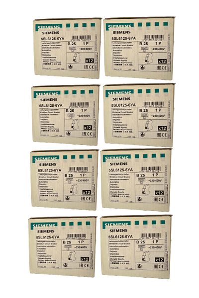 Siemens B25 1P Vending Machine Fuse (8 Pieces)