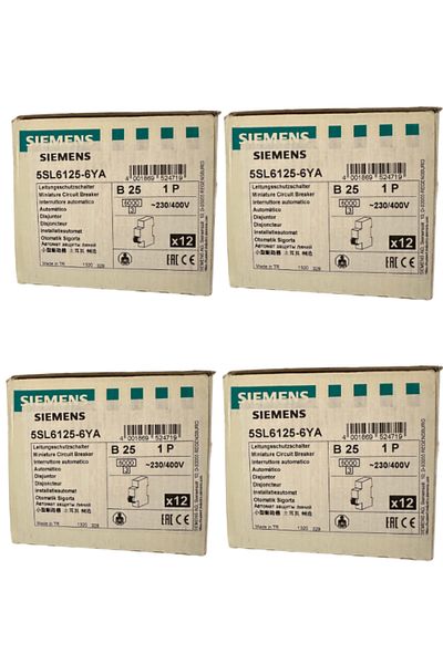 Siemens B25 1P Vending Machine Fuse (4 Pieces)