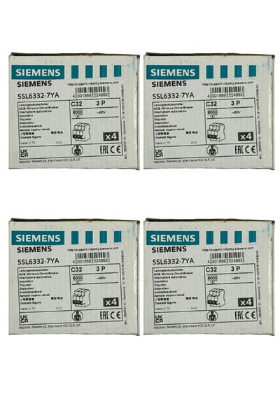 Siemens C32 3P Automatic Fuse (4 Pieces)