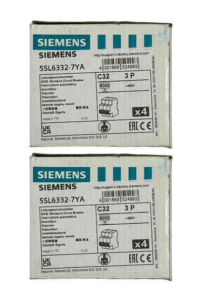 Siemens C32 3P Automatic Fuse (2 Pieces)