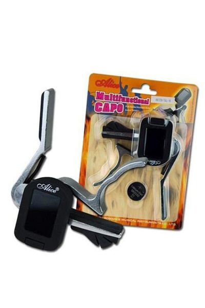 Alice Guitar Clamp-kapo with Tuner Ae7d/sl-c