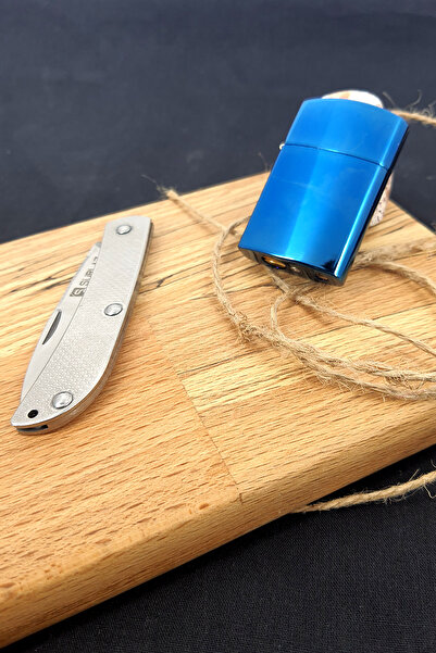 SürLaz Outdoor Çakı Ve Mavi Benzinli Çakmak